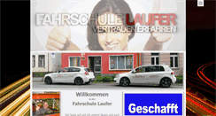 Desktop Screenshot of fahrschule-laufer.de